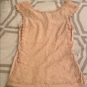Pretty lace Express top!